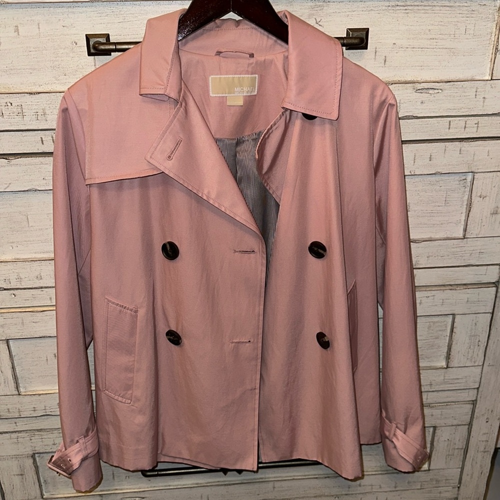 Michael kors pink jacket, medium, used once